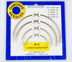 K3-Curved round point needles