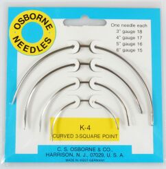 K4-Curved 3-square point needles